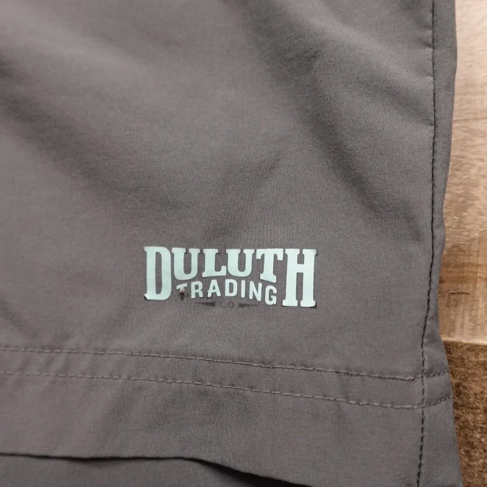 Duluth‎ Trading DuluthFlex Bull Moose Board Shorts Men's Size 38 Gray 9”